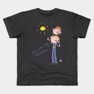 Sunshine daddy father's day gift Kids T-Shirt